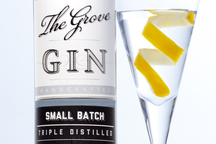 The Grove Experience Gin Label