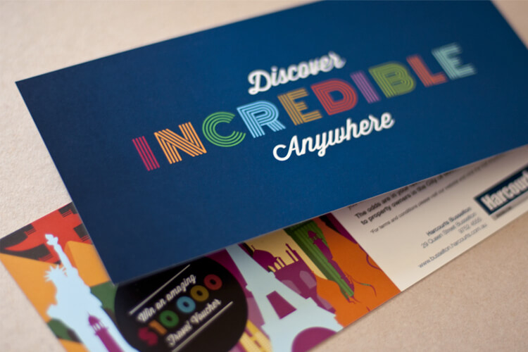 Harcourts Visit Anywhere Campaign Business Card