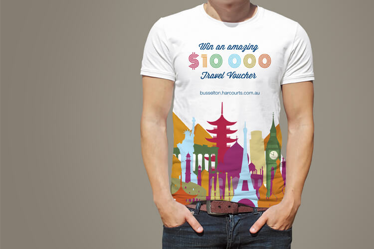 Harcourts Busselton T-Shirt Design