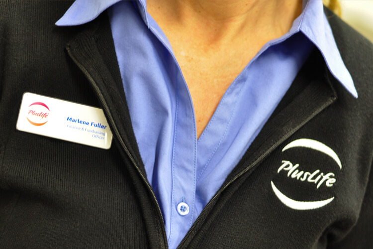 PlusLife Uniforms and Name Badge