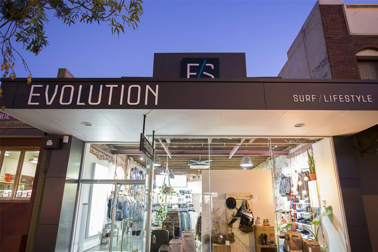 Evolution Bunbury Shop Front
