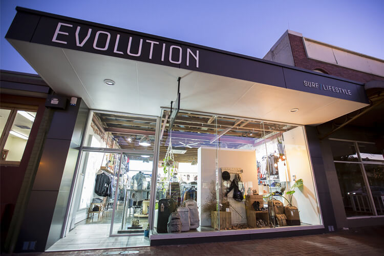 Evolution Bunbury Shop Front