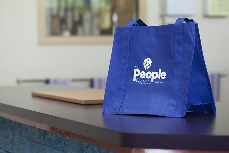 The People Place Reusable Fabric Bag Designed by Jack in the box Busselton