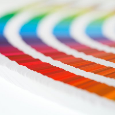 CMYK color swatches